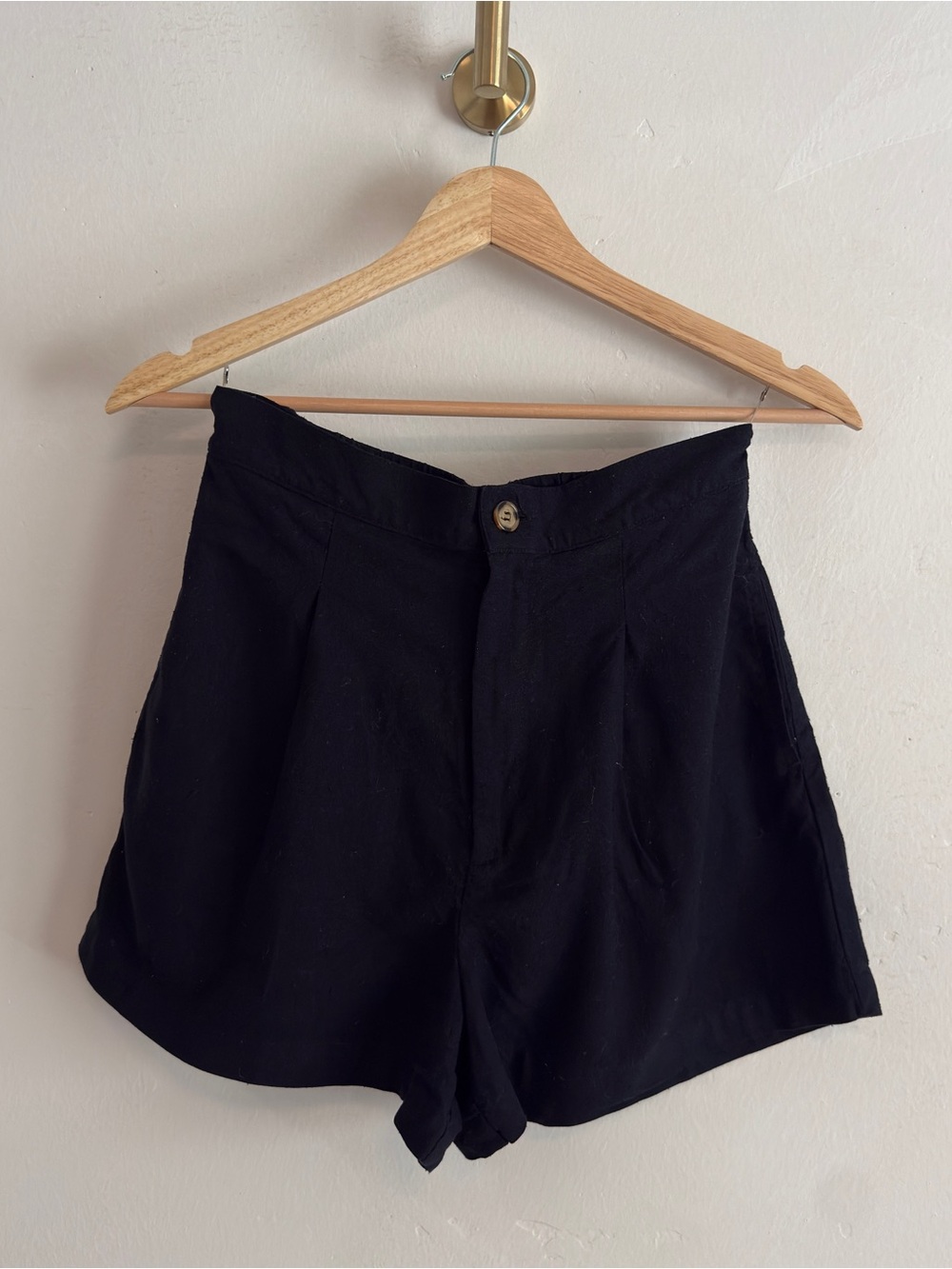 Na Nin Oliver Raw Silk Shorts